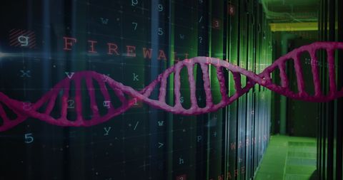 Cybersecurity and DNA Emergence in Data Processing - Download Free Stock Images Pikwizard.com