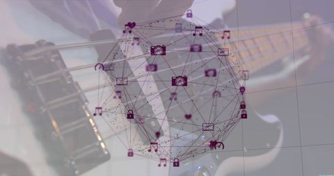 data connection concept with focus on digital interaction - Download Free Stock Images Pikwizard.com