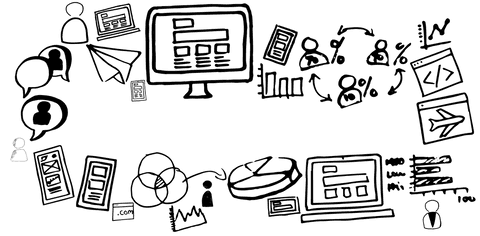 Transparent Icons Representing Business Timeline Collaboration - Download Free Stock Videos Pikwizard.com