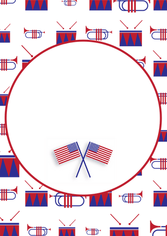 american flags and patriotic drums transparent celebration design - Download Free Stock Videos Pikwizard.com