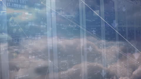 Digital Network Connections Overlaying Cloud Servers