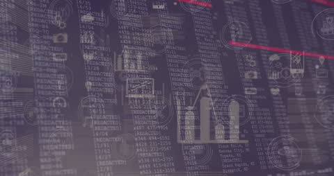 Futuristic Technology Background with Digital Data Streams