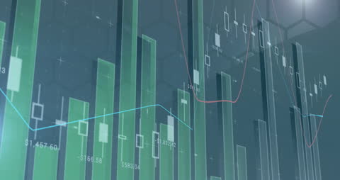 Dynamic Financial Data and Stock Market Analysis Animation