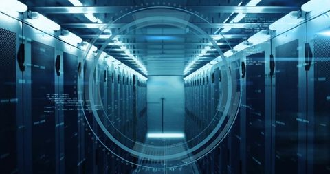 High-tech digital scope scanning in a data center