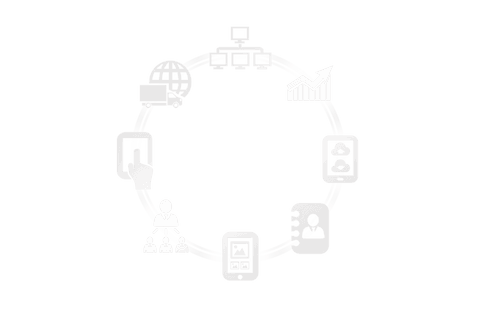 Transparent Circular Business Icon Array on White - Download Free Stock Videos Pikwizard.com