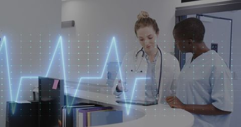 Diverse Healthcare Professionals Collaborating with Digital Data - Download Free Stock Images Pikwizard.com