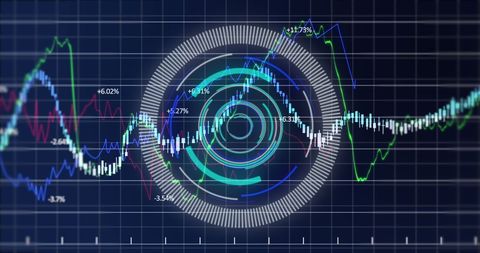 Digital Data Scanning Chart with Growing Trends - Download Free Stock Images Pikwizard.com