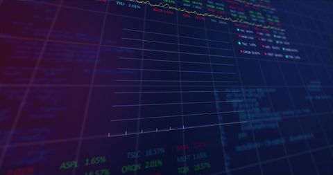 Digital Financial Data Over Dynamic Grid Background - Download Free Stock Images Pikwizard.com