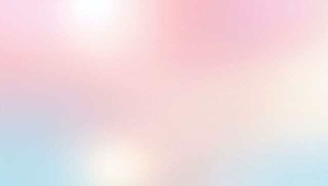Blending pastel gradient soft pink peach cream and blue tones for serene minimal design