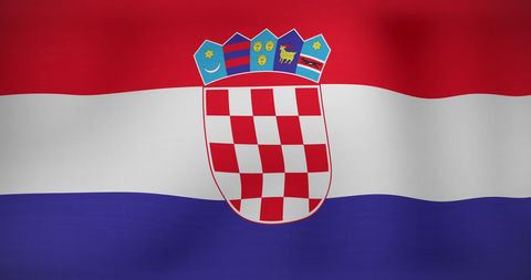 Digital Data Overlay on Flag of Croatia: Symbolizing Business and Technology - Download Free Stock Images Pikwizard.com