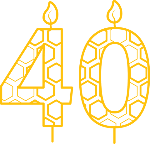 transparent yellow number 40 with flames birthday design - Download Free Stock Videos Pikwizard.com