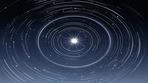 Concentric Light Rings Originating from Star-Like Core in Cosmic Scene