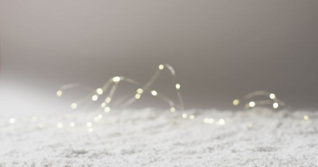 Dreamy Out-of-Focus Fairy Lights Creating Festive Atmosphere - Download Free Stock Images Pikwizard.com