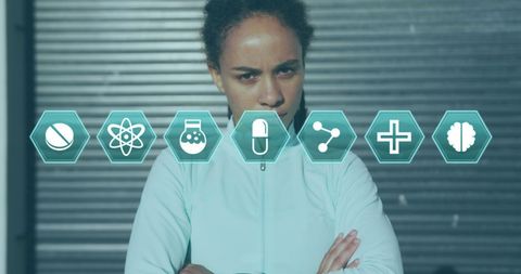 Confident Athlete Pondering Medical Advancements