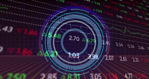 Futuristic Stock Market Analysis With Digital Interface Overlay - Download Free Stock Images Pikwizard.com
