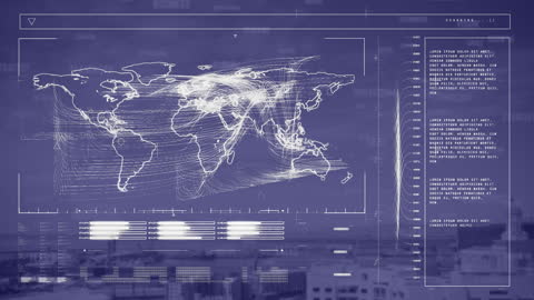 World Map Data Interface with Digital Ocean Blueprint