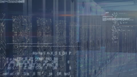 Digital Data Flow Transition in Server Room