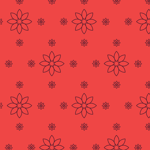 seamless transparent overlay of black flowers on red - Download Free Stock Videos Pikwizard.com