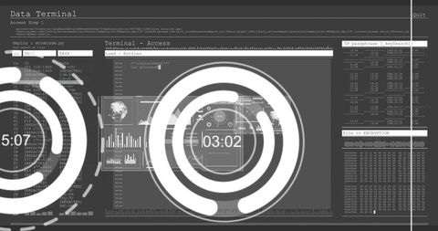 futuristic digital financial data terminal display - Download Free Stock Images Pikwizard.com