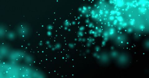 Glowing Blue Particles on Dark Background - Download Free Stock Images Pikwizard.com
