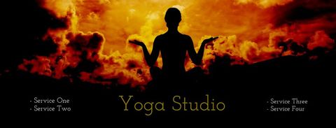Yoga Studio Silhouette Against Dramatic Sunset Sky - Download Free Stock Templates Pikwizard.com