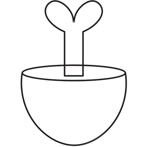 Abstract Transparent Symbolic Plant Icon Minimalist Design - Download Free Stock Videos Pikwizard.com