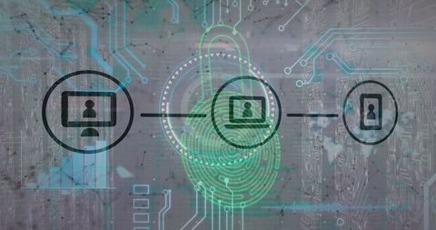 Biometric Security in Modern Digital Network Technology - Download Free Stock Images Pikwizard.com