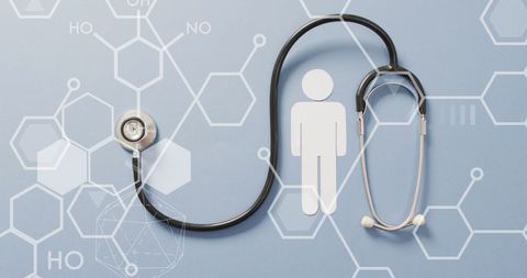 Digital Health Technology Concept with Stethoscope - Download Free Stock Images Pikwizard.com