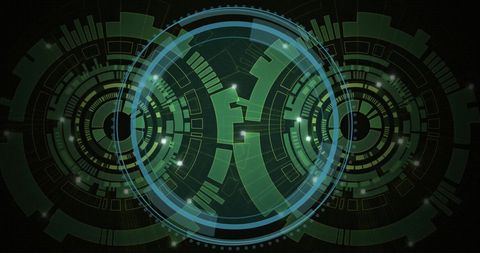 Futuristic Digital Shield and Scanning Interface Concept - Download Free Stock Images Pikwizard.com