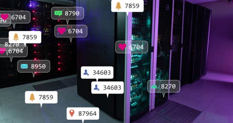Data Servers in Digital Communication Network