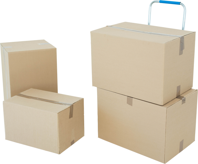 Transparent Cardboard Boxes Ready for Moving or Storage - Download Free Stock Videos Pikwizard.com