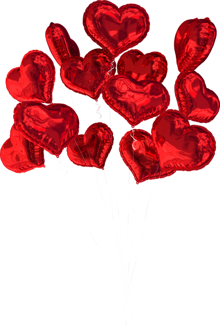 Transparent Shiny Red Heart Balloons Bouquet for Romance and Celebrations - Download Free Stock Videos Pikwizard.com