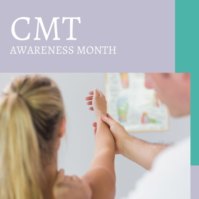 CMT Awareness Month Campaign Concept with Doctor and Patient - Download Free Stock Templates Pikwizard.com