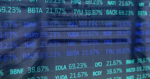 digital finance technology interface over retail shop interior - Download Free Stock Images Pikwizard.com