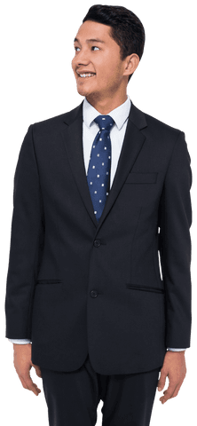 Caucasian Businessman Smiling in Suit Transparent Background