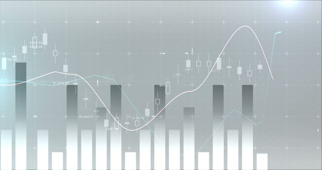 Abstract Financial Stock Market Chart with Data Graphs - Download Free Stock Images Pikwizard.com