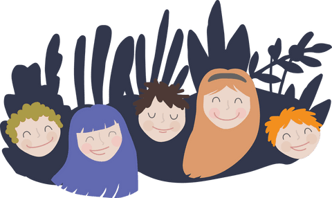 cute transparent illustration of happy children's faces with cheerful expressions - Download Free Stock Videos Pikwizard.com