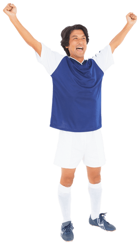 excited football player celebrating victory transparent background - Download Free Stock Videos Pikwizard.com