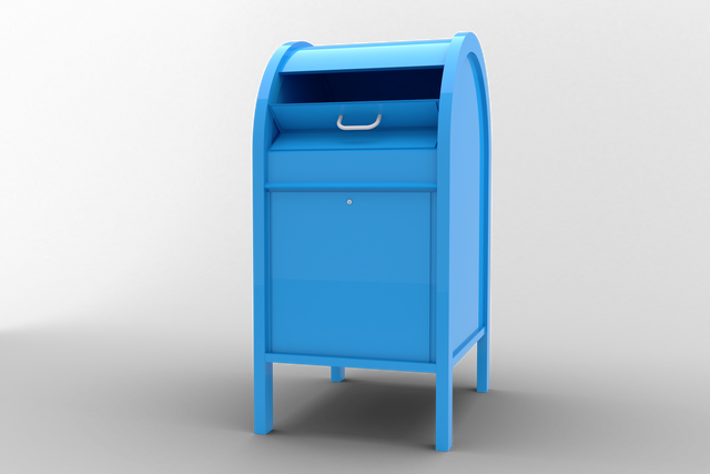 Transparent Illustration of Blue Mailbox Isolated Vector PNG - Download Free Stock Videos Pikwizard.com