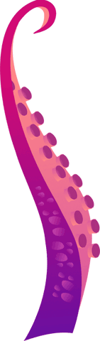 colorful tentacle design with gradient on transparent background - Download Free Stock Videos Pikwizard.com