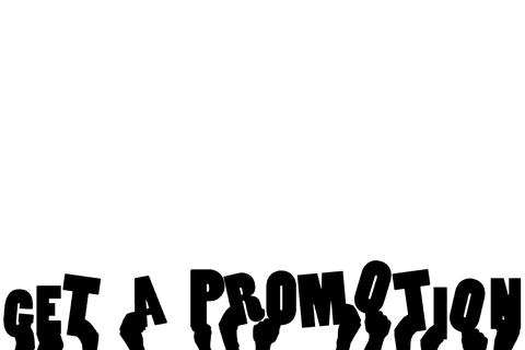 Digital hands illustrating promotion message on transparent background
