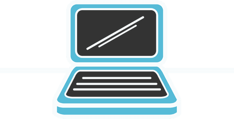 transparent digital laptop symbol vector illustration - Download Free Stock Videos Pikwizard.com