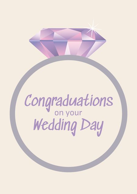 Wedding Day Congratulations Elegant Ring Design - Download Free Stock Videos Pikwizard.com