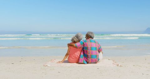 Active Senior Couple Enjoying Beach Holiday