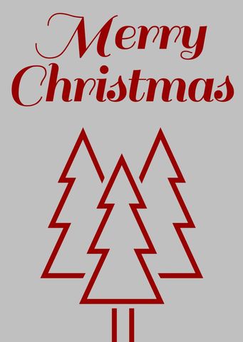minimalist merry christmas design with pine trees - Download Free Stock Templates Pikwizard.com