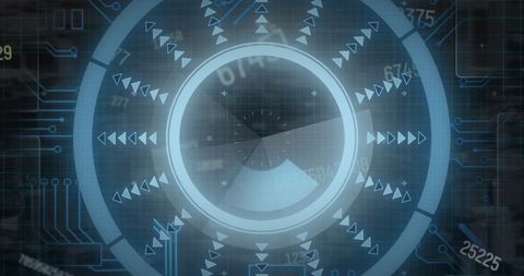 Futuristic Data Interface with Digital Scanner and Numerical Codes - Download Free Stock Images Pikwizard.com