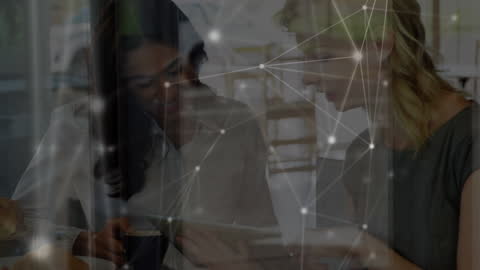 Collaborative Discussion among Female Scientists with Digital Network Overlay