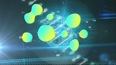 Abstract Animation with Global Network Connections