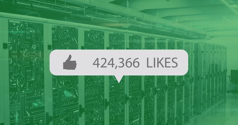 Social Media Engagement with Futuristic Digital Data Processing