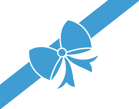 Blue Ribbon Bow on Transparent Background for Celebrations - Download Free Stock Videos Pikwizard.com